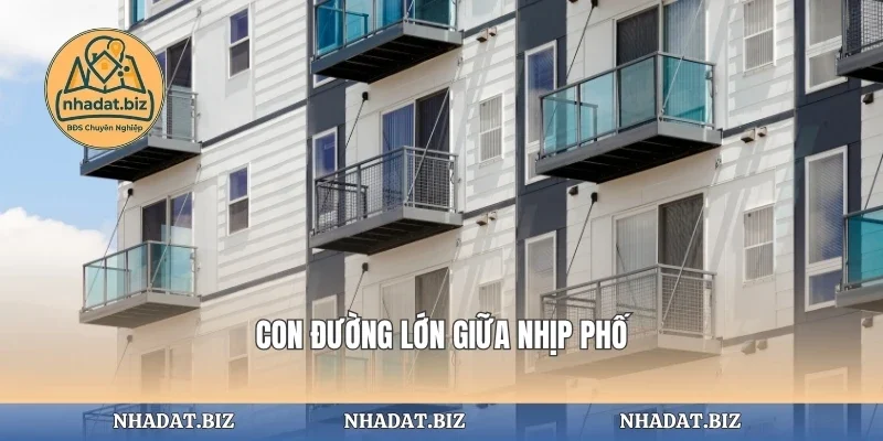 Con đường lớn giữa nhịp phố