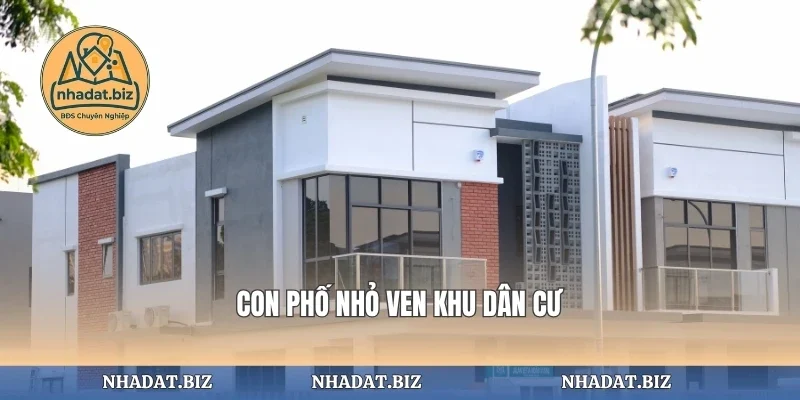 Con phố nhỏ ven khu dân cư