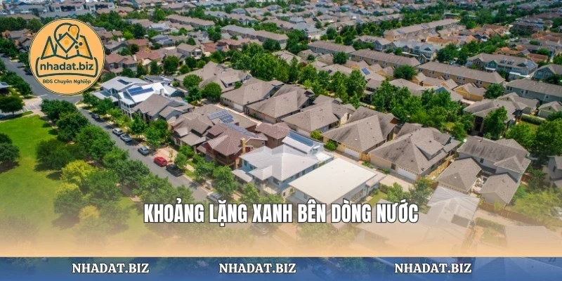 Khoảng lặng xanh bên dòng nước