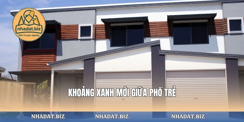 Khoảng xanh mới giữa phố trẻ
