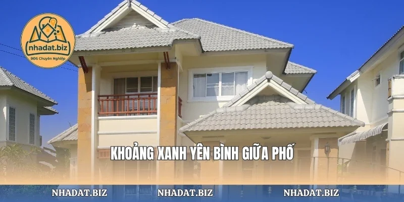 Khoảng xanh yên bình giữa phố