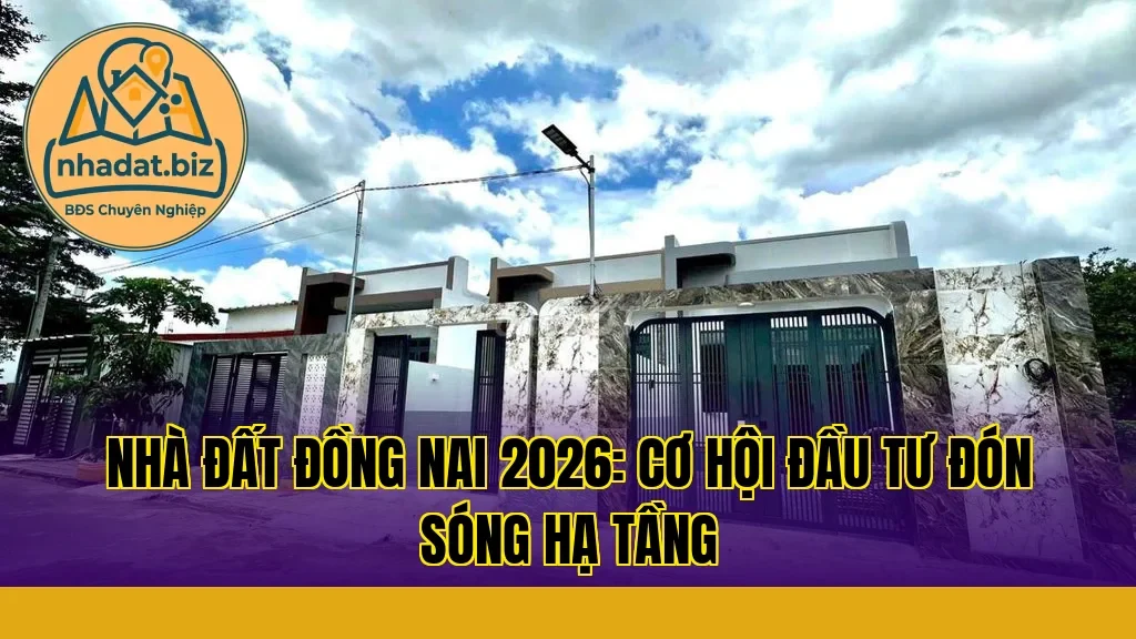 Nhà Đất Đồng Nai 2026: Cơ Hội Đầu Tư Đón Sóng Hạ Tầng